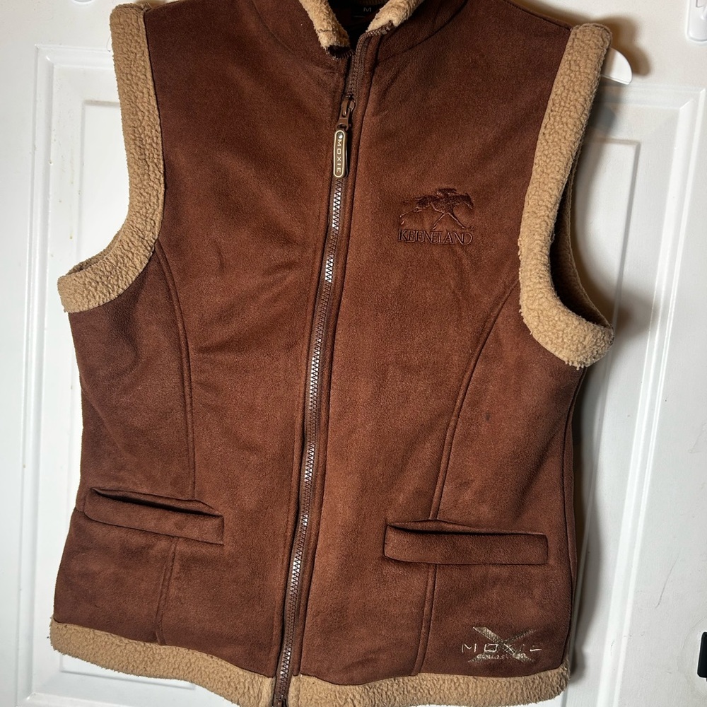 MOXIE Cavalero women’s Kneeland Sherpa Fleece  vest Sz M - Picture 5 of 15